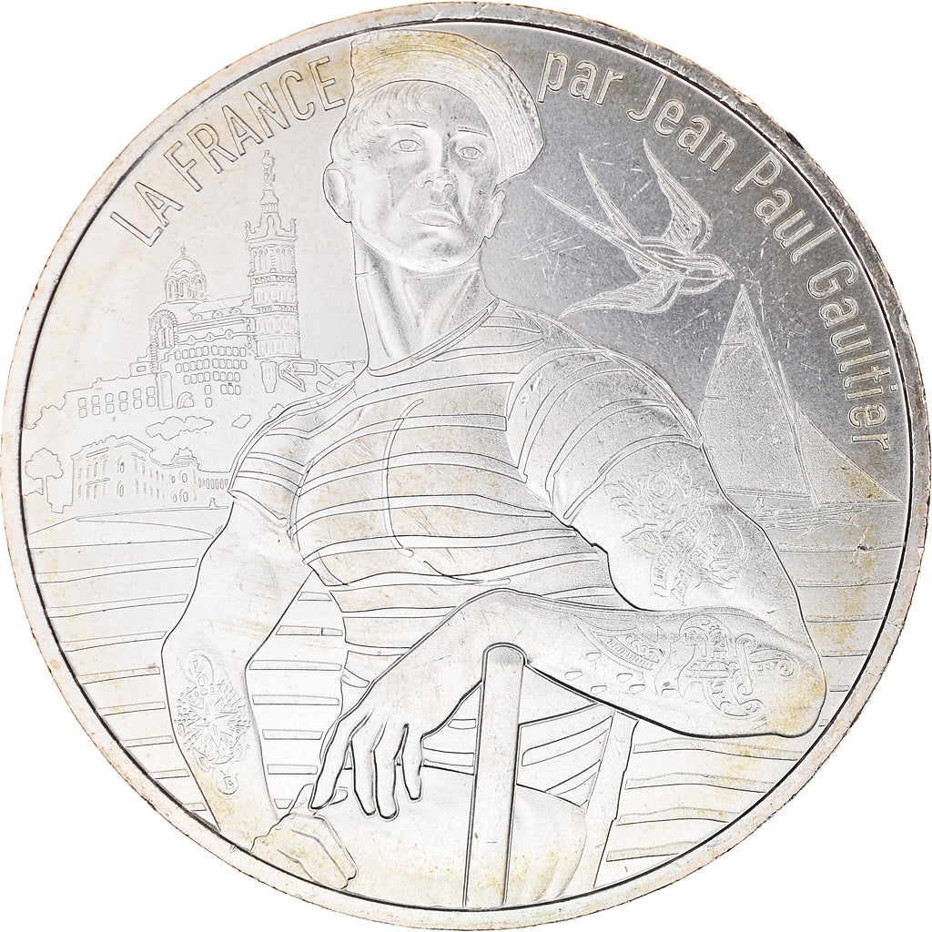 Frankrijk, 10 Euro, Jean Paul Gaultier, 2017, 2, FDC, Zilver