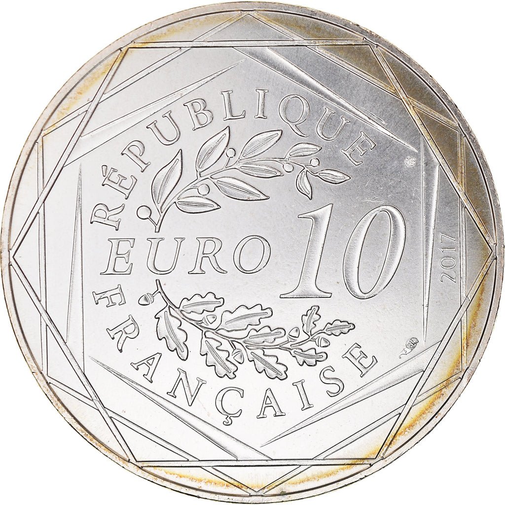 Frankrijk, 10 Euro, Jean Paul Gaultier, 2017, 2, FDC, Zilver