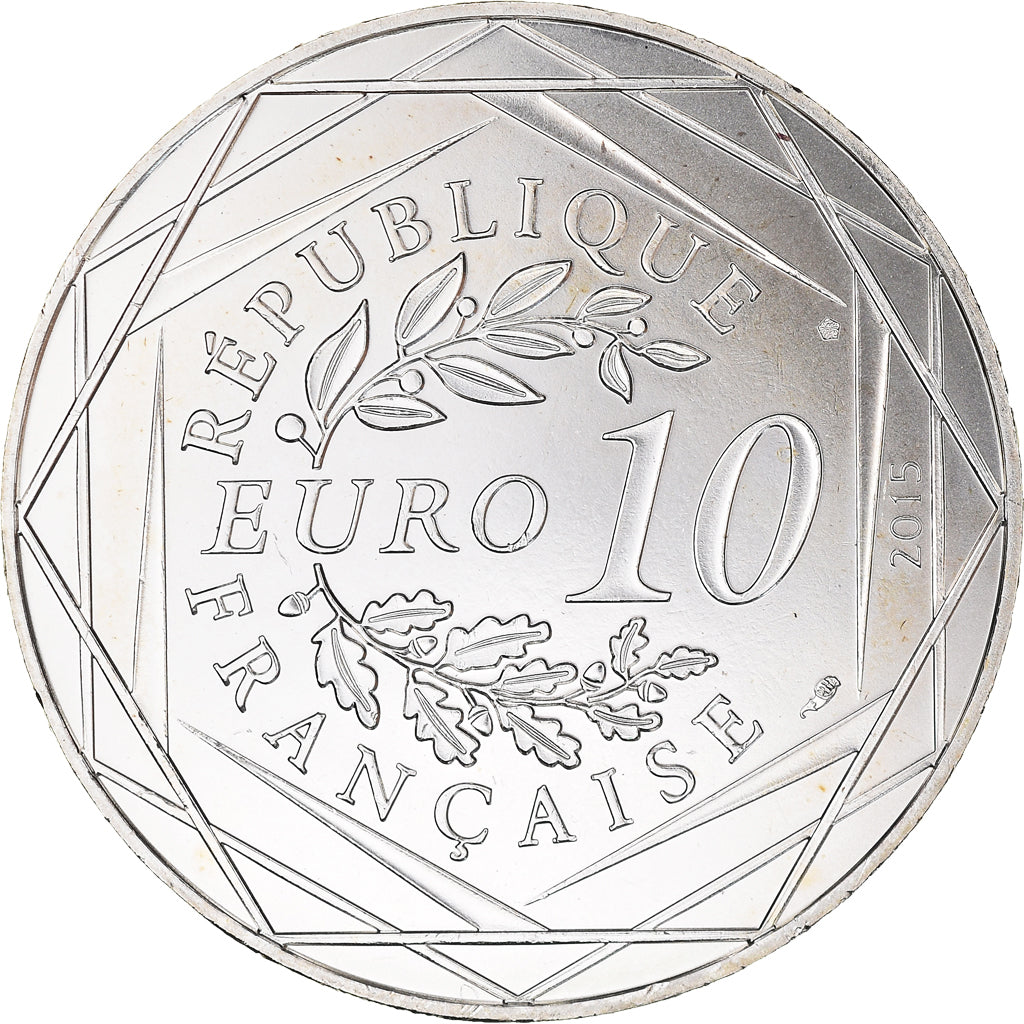 Francia, Monnaie de Paris, 10 Euro, Astérix Égalité (Jeux Olympiques), 2015