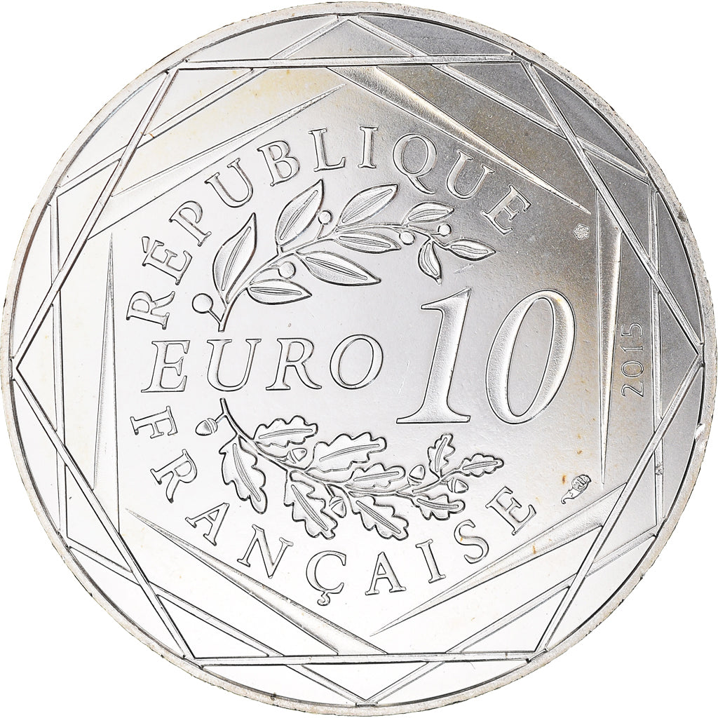 France, Monnaie de Paris, 10 Euro, Astérix Égalité (La zizanie), 2015, Paris