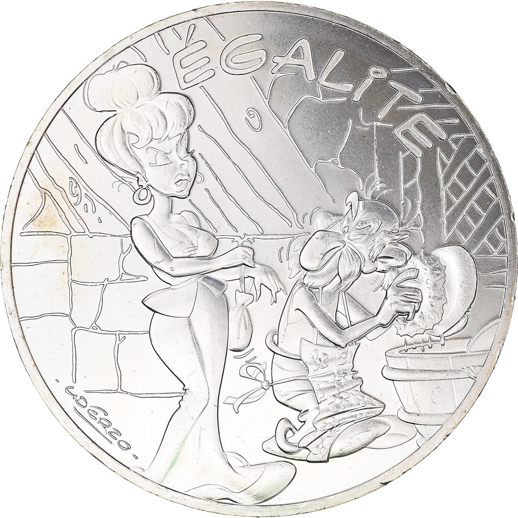France, 10 Euro, Astérix Égalité (La zizanie), 2015, Paris, B.D, MS(65-70)