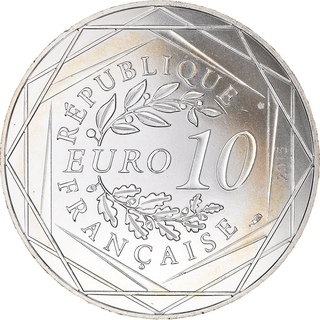 France, 10 Euro, Astérix Égalité (La zizanie), 2015, Paris, B.D, MS(65-70)