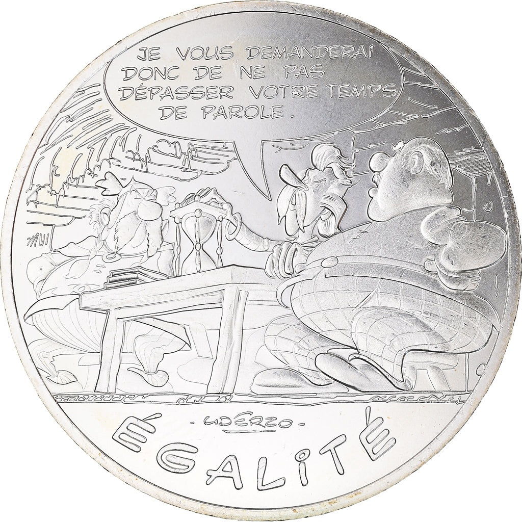 France, 10 Euro, Astérix Égalité (Le cadeau de César), 2015, Paris, B.D
