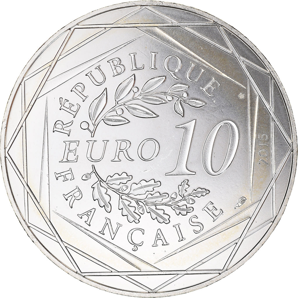 France, 10 Euro, Astérix Égalité (Le cadeau de César), 2015, Paris, B.D