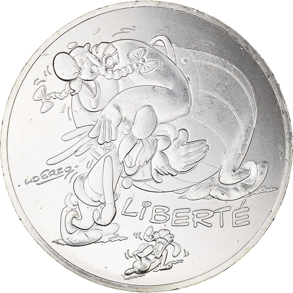 France, 10 Euro, Astérix - Liberté - Le cadeau de César, 2015, Paris