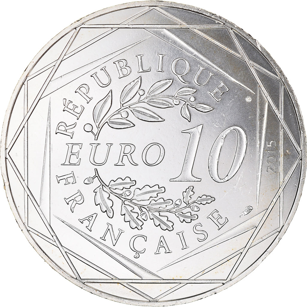 France, 10 Euro, Astérix - Liberté - Le cadeau de César, 2015, Paris