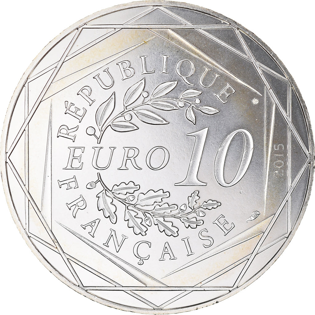France, 10 Euro, Astérix - Liberté - Le cadeau de César, 2015, Paris, B.D