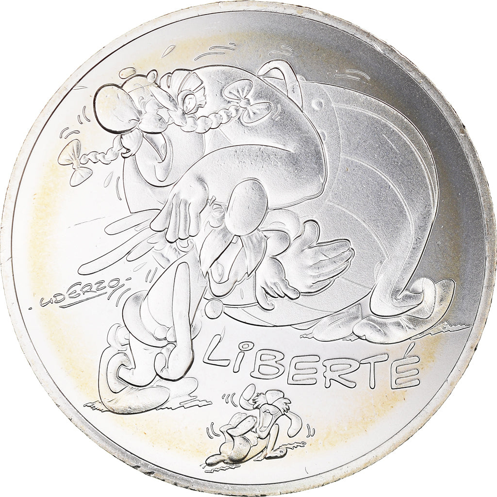 France, 10 Euro, Astérix - Liberté - Le cadeau de César, 2015, Paris, B.D