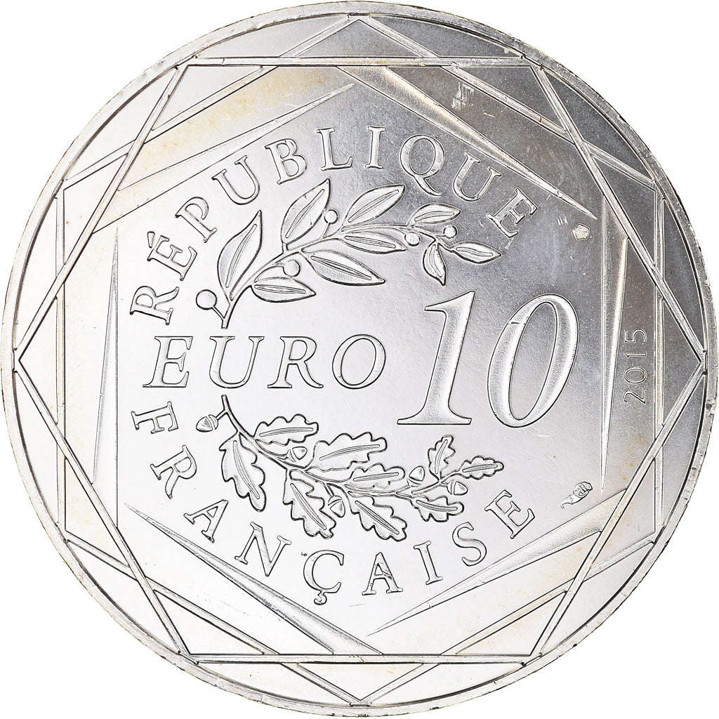 France, 10 Euro, Astérix - Liberté - Le cadeau de César, 2015, Paris, B.D