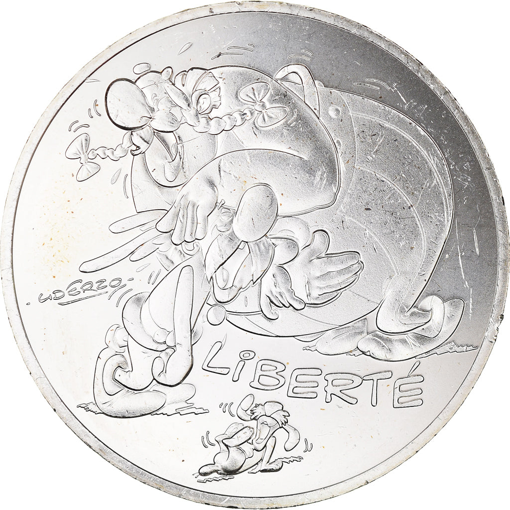 France, 10 Euro, Astérix - Liberté - Le cadeau de César, 2015, Paris, B.D