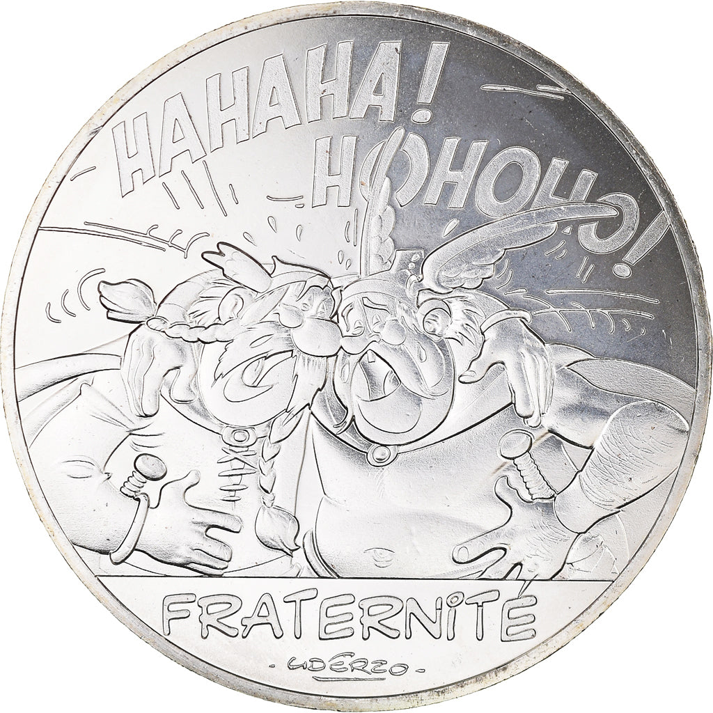 France, 10 Euro, Astérix - Fraternité - Chez les Belges, 2015, Paris, B.D