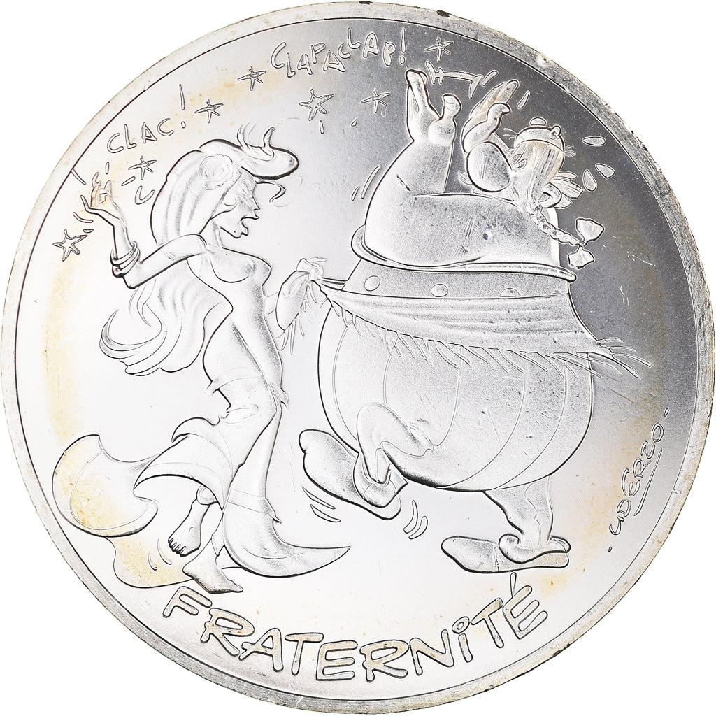 France, 10 Euro, Astérix Fraternité (Astérix en Hispanie), 2015, Paris, B.D