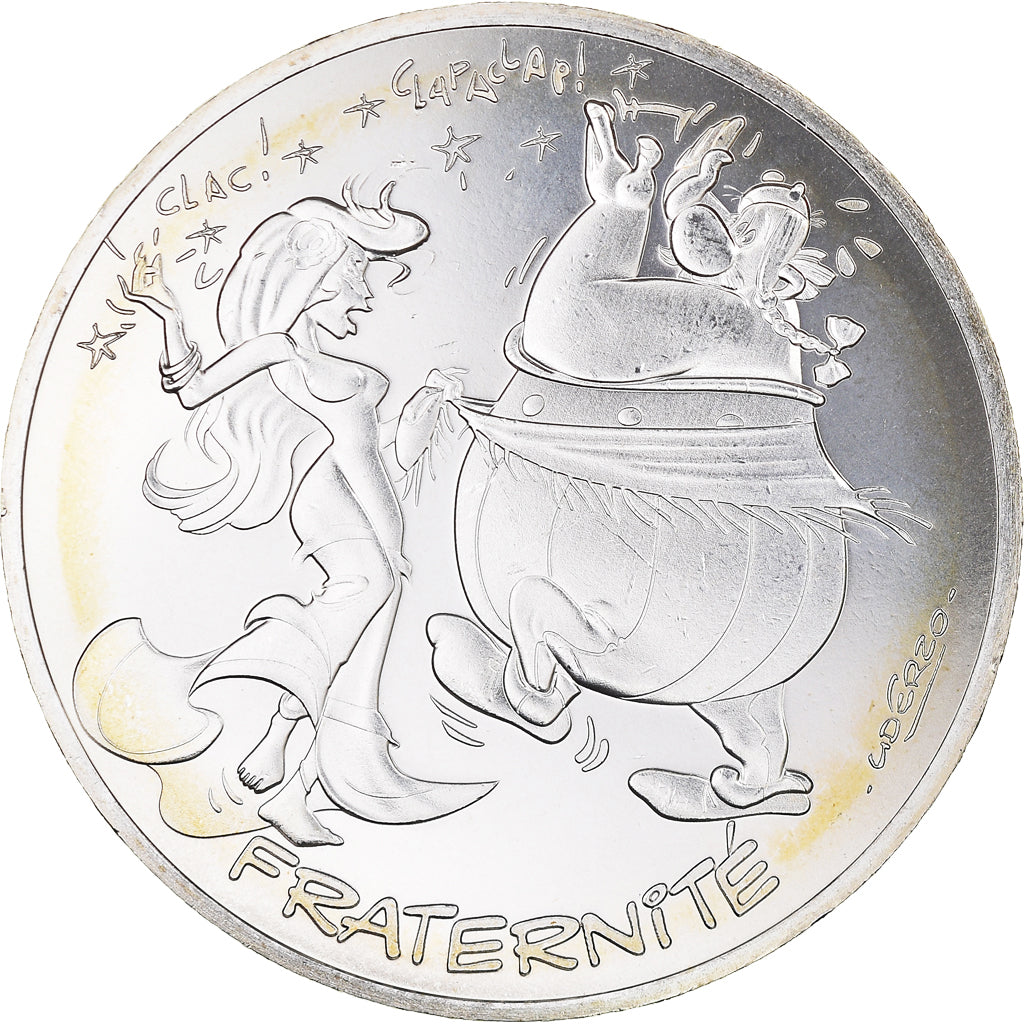 France, 10 Euro, Astérix Fraternité (Astérix en Hispanie), 2015, Paris, B.D