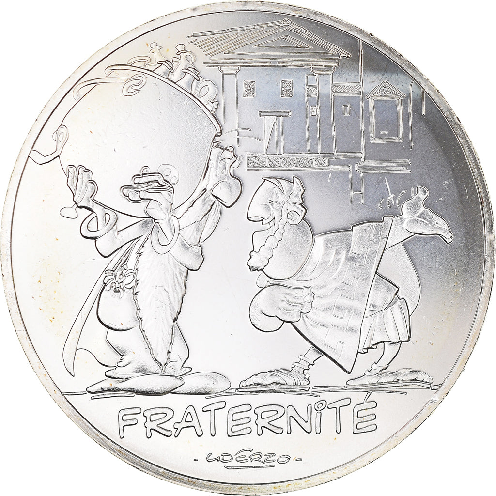 Francia, 10 Euro, Astérix Fraternité (Jeux Olympiques), 2015, Paris, B.D, FDC
