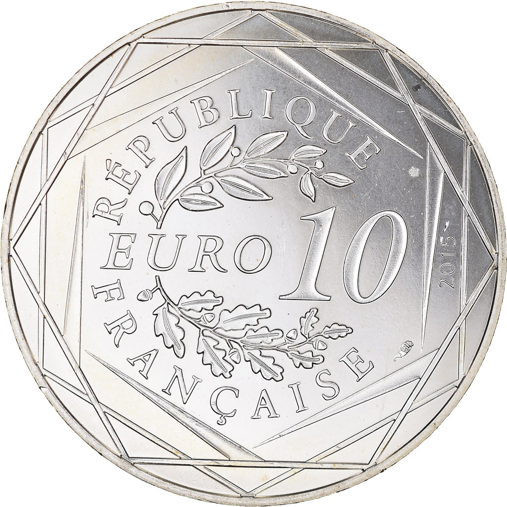 Francia, 10 Euro, Astérix Fraternité (Jeux Olympiques), 2015, Paris, B.D, FDC