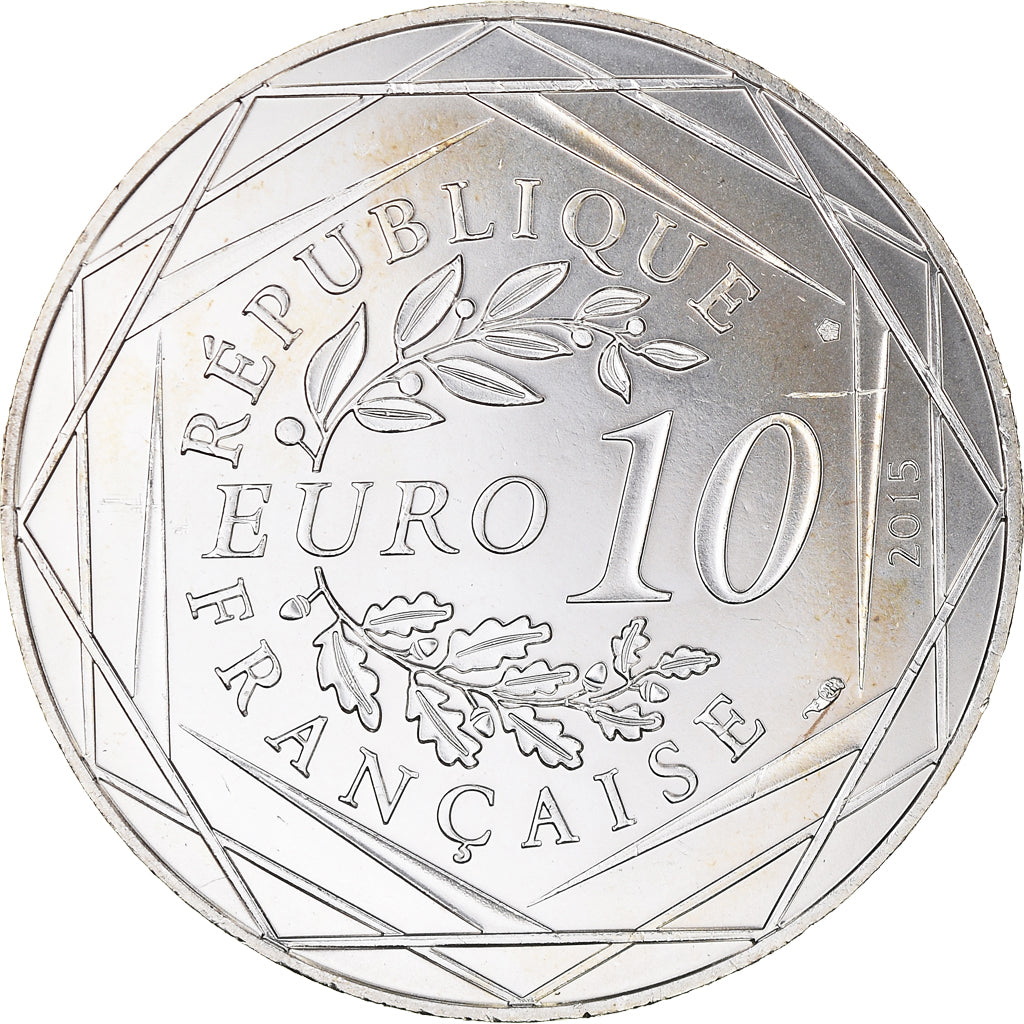 Frankreich, 10 Euro, Astérix Fraternité (Astérix chez les bretons), 2015
