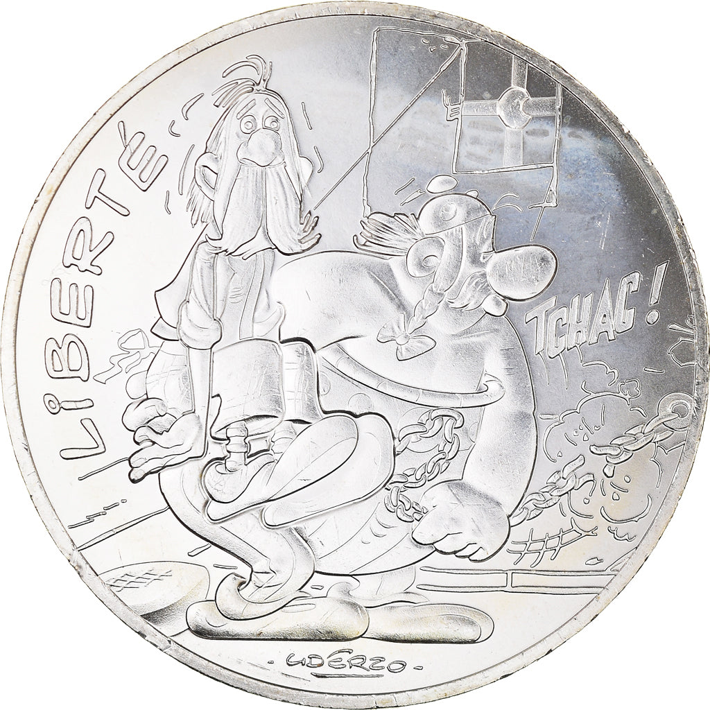 Francia, Monnaie de Paris, 10 Euro, Astérix Liberté (Astérix chez les