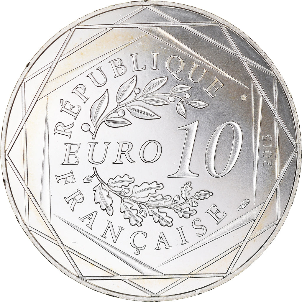 Francia, 10 Euro, Astérix Liberté (La rose et le glaive), 2015, Paris, B.D