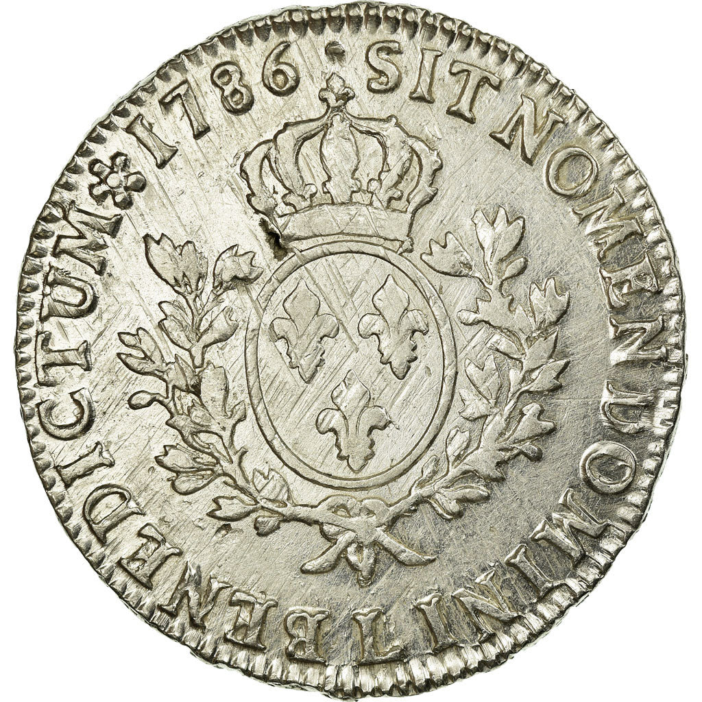 Coin, France, Louis XVI, Écu aux branches d'olivier, Ecu, 1786, Bayonne
