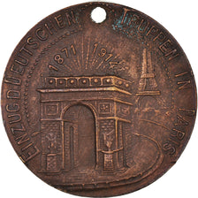 França, Medal, Parade des Troupes Allemandes à Paris, História, 1914