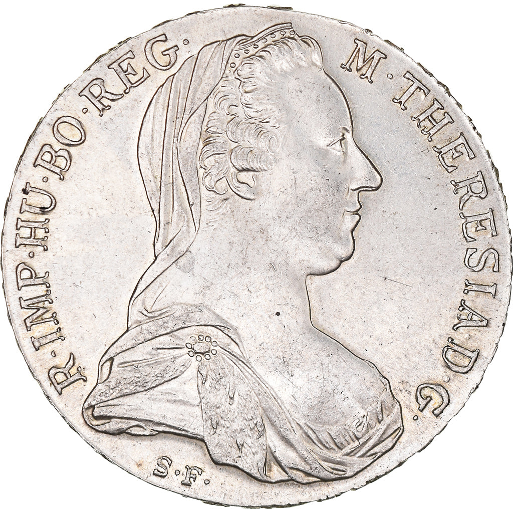 Coin, Austria, Joseph II, Thaler, 1780, Vienna, MS(60-62), Silver, KM:T1
