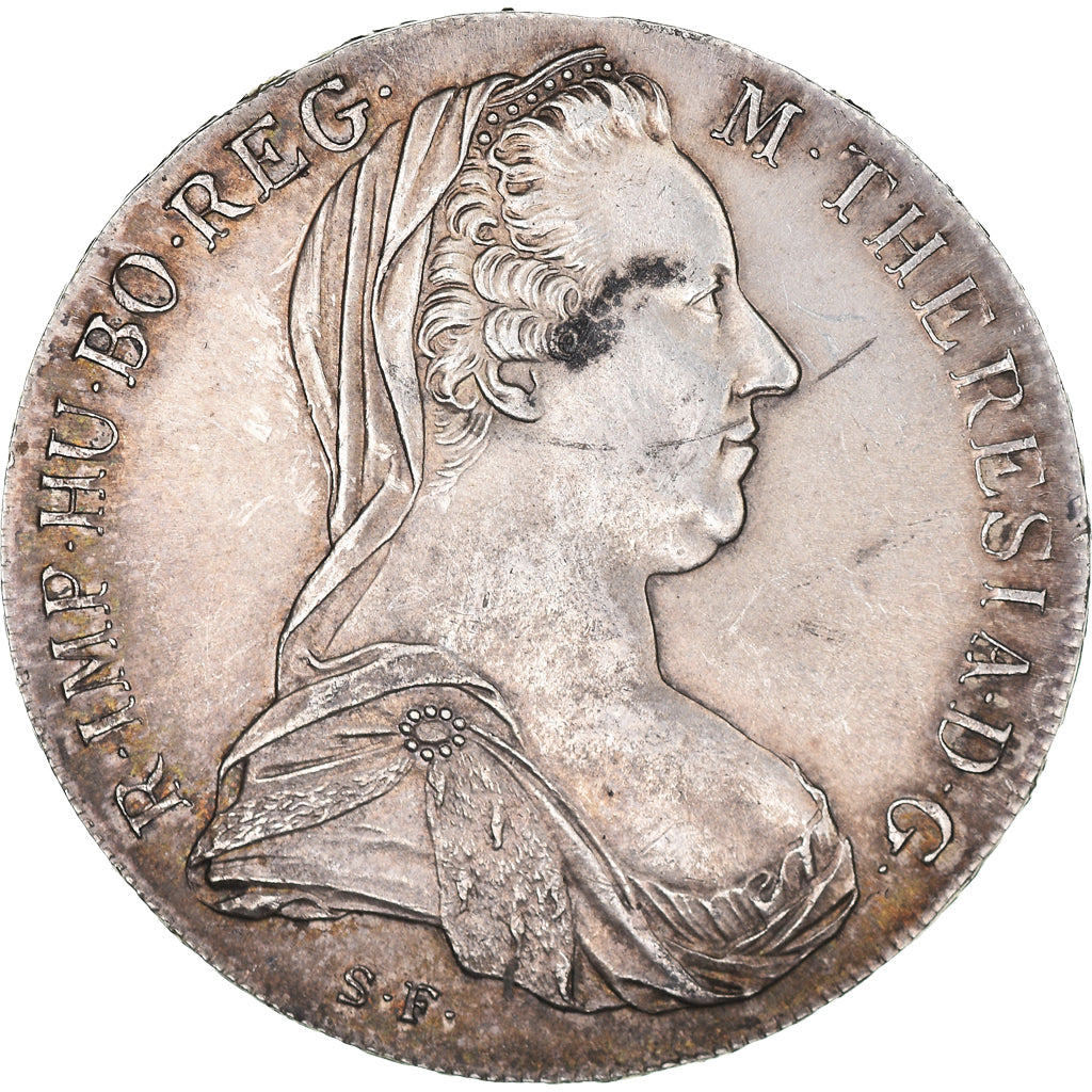 Coin, Austria, Joseph II, Thaler, 1780, Vienna, AU(55-58), Silver, KM:T1