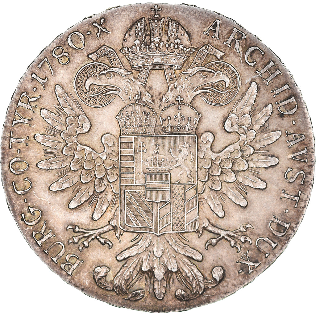 Coin, Austria, Joseph II, Thaler, 1780, Vienna, AU(55-58), Silver, KM:T1