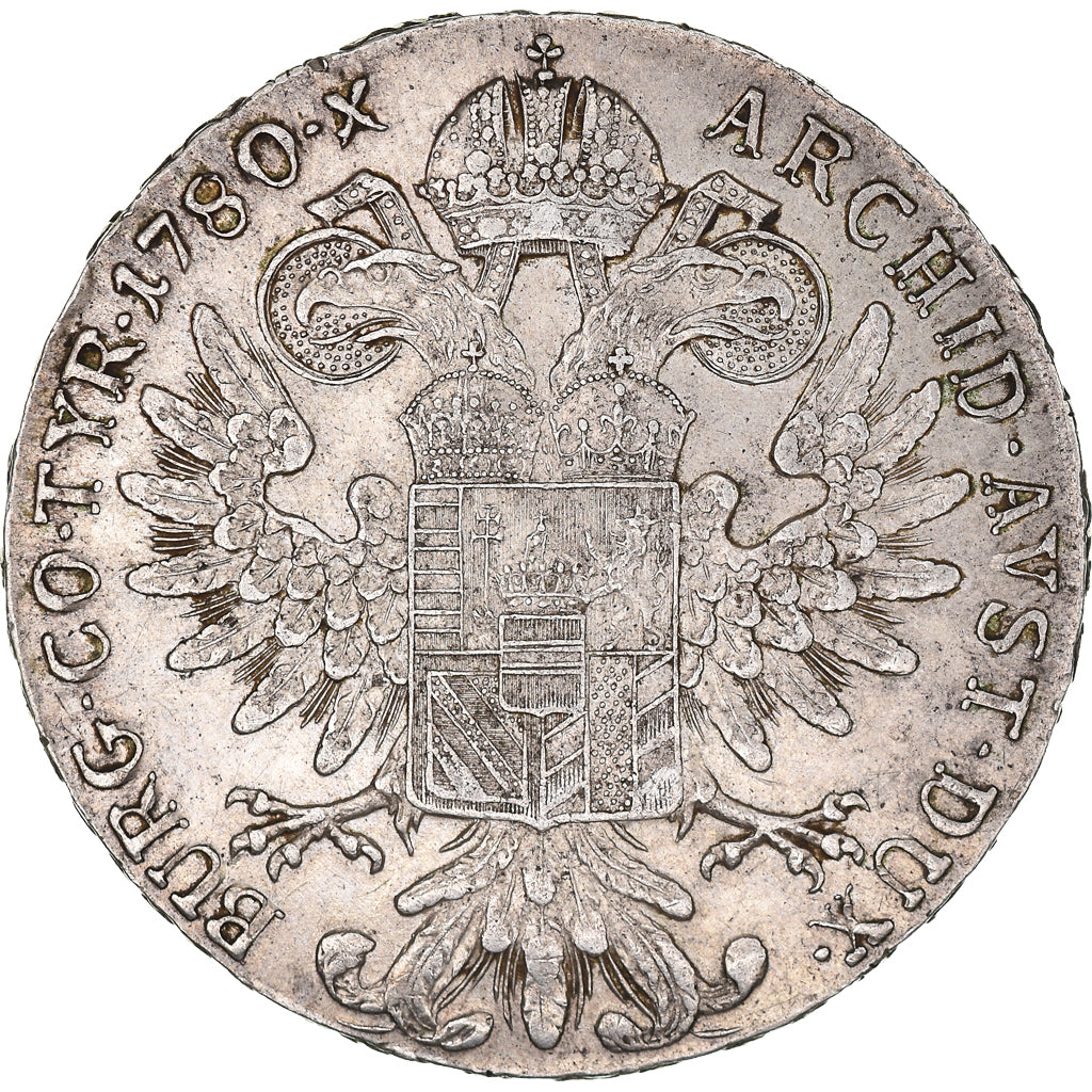 Monnaie, Autriche, Joseph II, Thaler, 1780, Vienna, TTB+, Argent, KM:T1