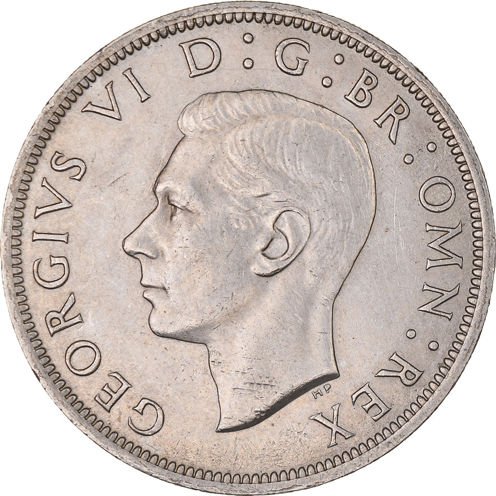 Münze, Großbritannien, George VI, 1/2 Crown, 1948, SS+, Kupfer-Nickel, KM:866