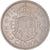 Moneda, Gran Bretaña, Elizabeth II, 1/2 Crown, 1961, MBC+, Cobre - níquel