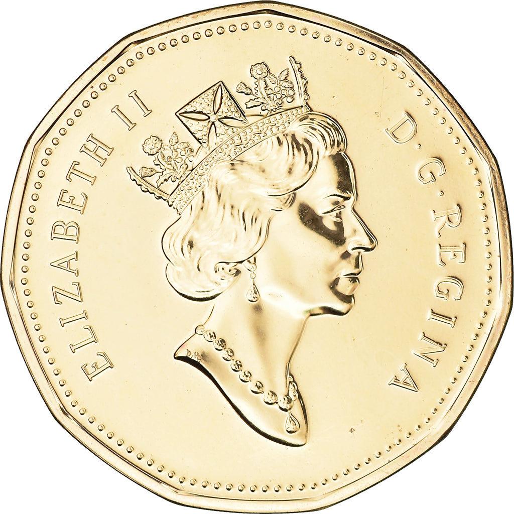 Coin, Canada, Elizabeth II, Dollar, 1992, Royal Canadian Mint, Ottawa, MS(63)
