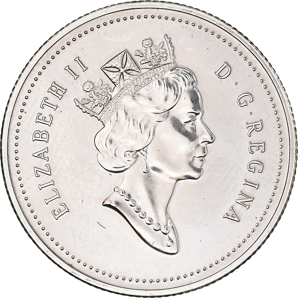 Moneta, Canada, Elizabeth II, 25 Cents, 1992, Royal Canadian Mint, Ottawa, SPL