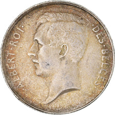 Coin, Belgium, Albert I, 2 Francs, 2 Frank, 1910, AU(50-53), Silver, KM:74