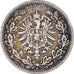 Coin, GERMANY - EMPIRE, Wilhelm I, 50 Pfennig, 1877, Berlin, EF(40-45), Silver