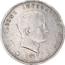 Münze, Italien Staaten, KINGDOM OF NAPOLEON, Napoleon I, 5 Lire, 1811, Milan