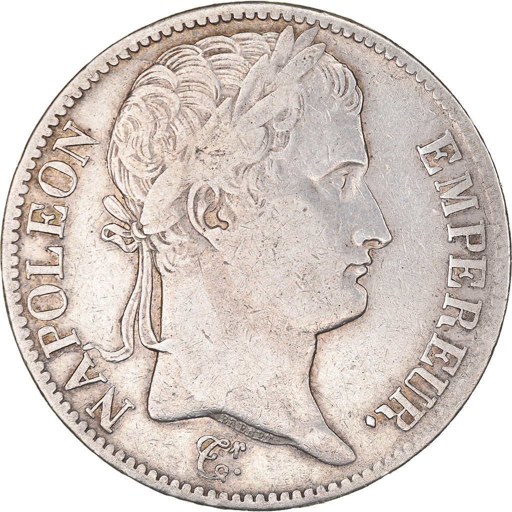 Moeda, França, Napoléon I, 5 Francs, 1811, Paris, VF(30-35), Prata, KM:694.1