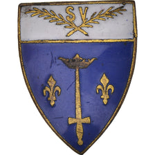 France, Broche, Blason, Jeanne d'Arc, TTB+, Laiton