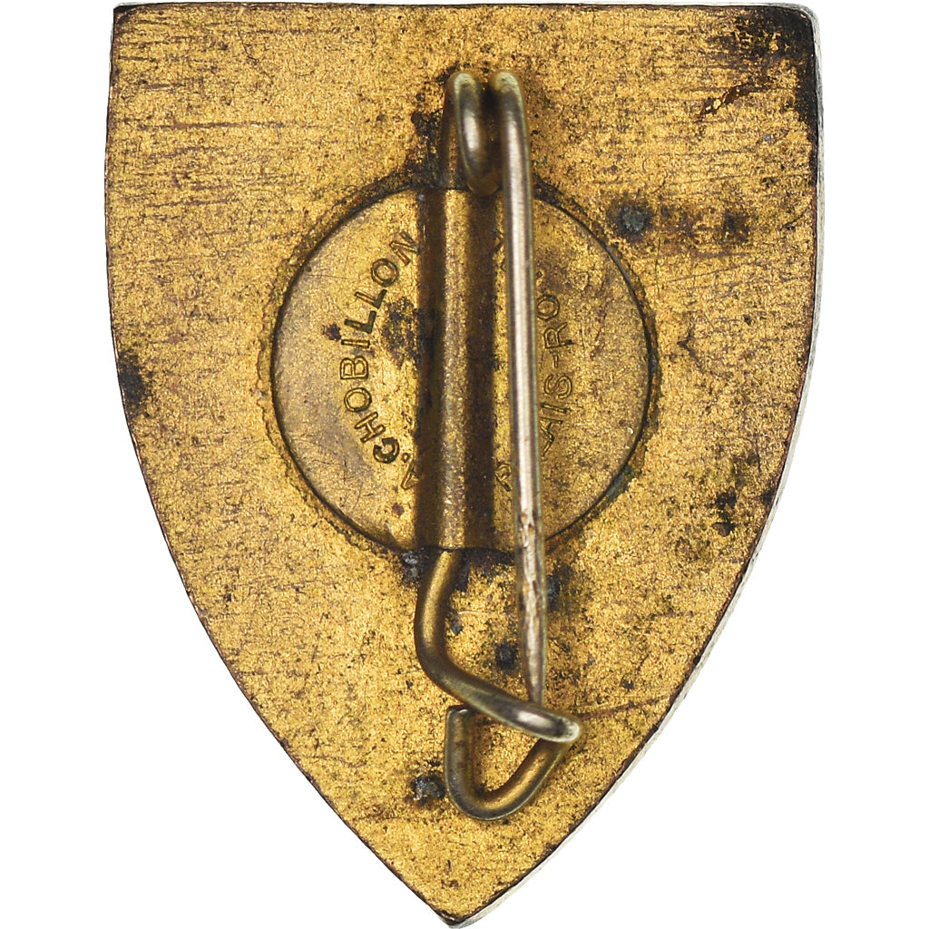 France, Broche, Blason, Jeanne d'Arc, TTB+, Laiton