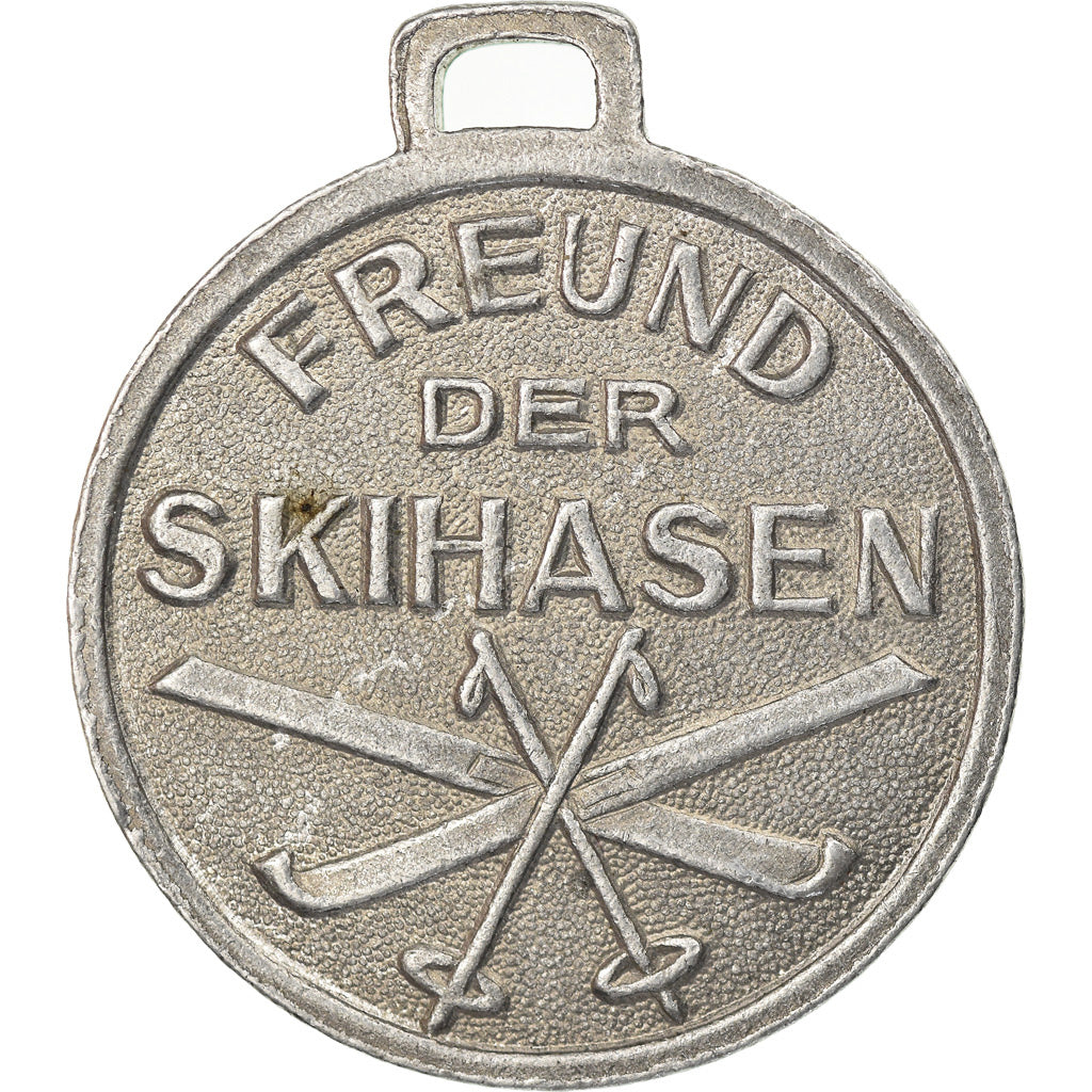 Deutschland, Medaille, Uller, Freund der Skihasen, VZ, Aluminium