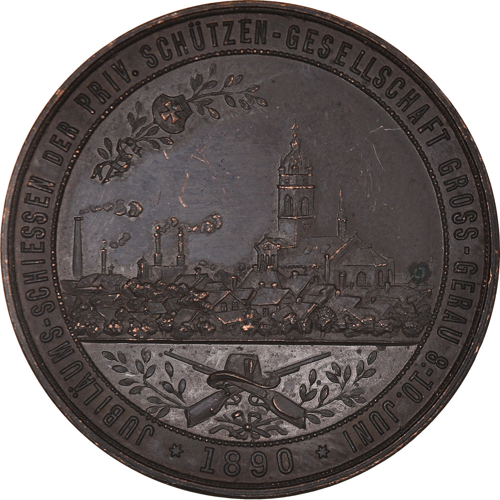 Alemania, medalla, Ludwig IV, Jubiläumsschießen der Privaten