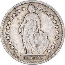 Moneta, Svizzera, 1/2 Franc, 1907, Bern, MB, Argento, KM:23