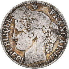 Moneta, Francja, Cérès, 50 Centimes, 1873, Paris, F(12-15), Srebro, KM:834.1