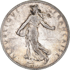 Moneta, Francia, Semeuse, 2 Francs, 1914, Paris, MB+, Argento, KM:845.1