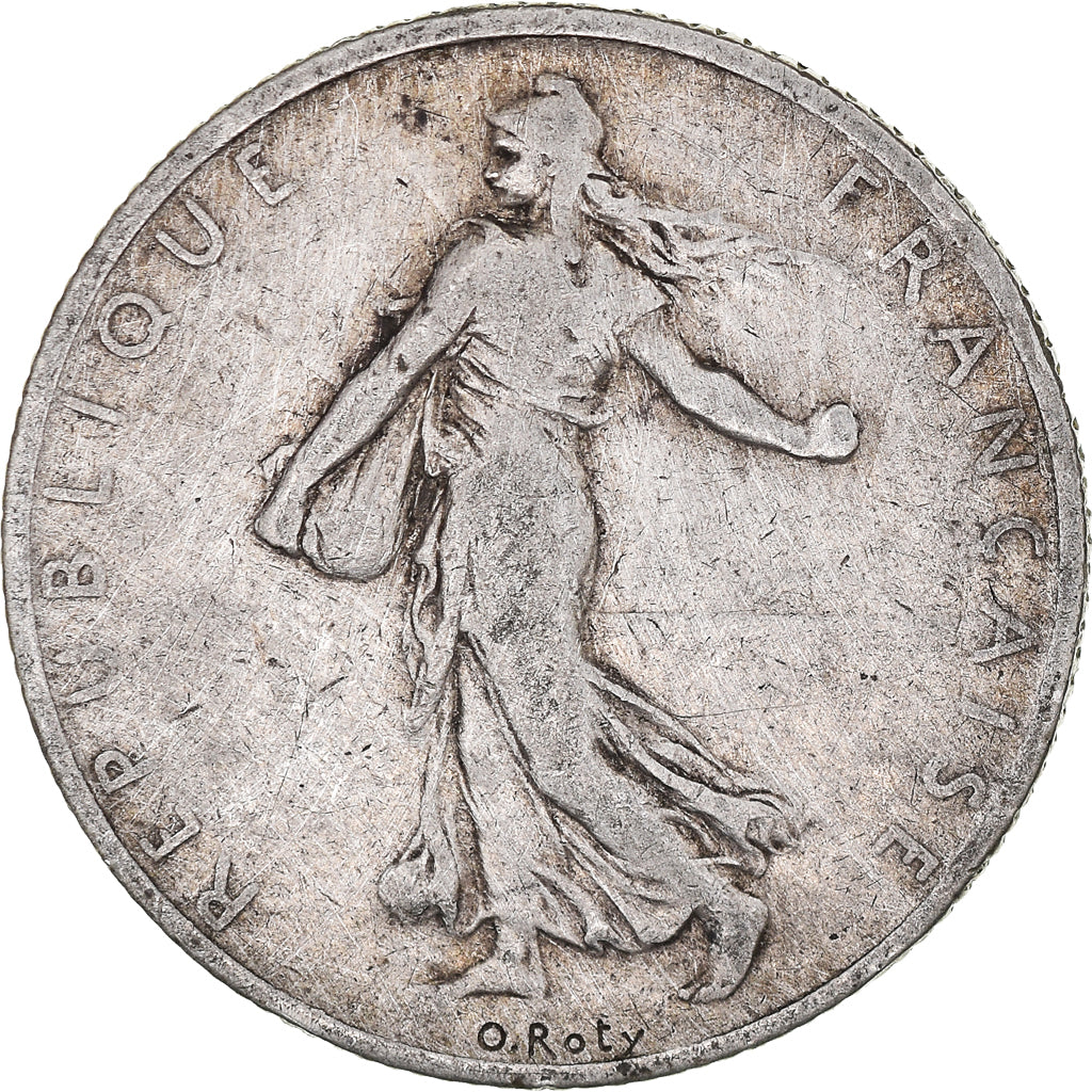 Moneta, Francja, Semeuse, 2 Francs, 1904, Paris, VF(20-25), Srebro, KM:845.1