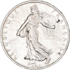 Coin, France, Semeuse, 2 Francs, 1915, Paris, AU(50-53), Silver, KM:845.1