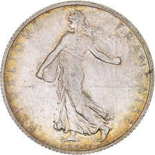 Coin, France, Semeuse, 2 Francs, 1919, Paris, AU(55-58), Silver, KM:845.1