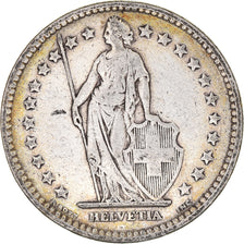 Coin, Switzerland, 2 Francs, 1909, Bern, VF(30-35), Silver, KM:21