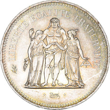 Moneta, Francia, Hercule, 50 Francs, 1977, Paris, SPL+, Argento, KM:941.1
