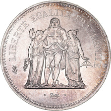 Münze, Frankreich, Hercule, 50 Francs, 1976, Paris, UNZ+, Silber, KM:941.1
