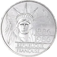 Coin, France, Statue de la Liberté, 100 Francs, 1986, Paris, MS(63), Silver